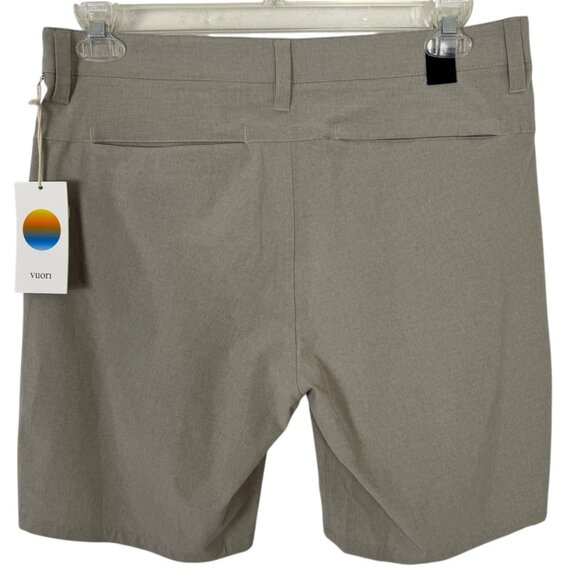 Vuori NEW Aim Shorts Khaki Men's 32 Performance Athletic Athleisure Preppy Golf - Picture 4 of 13